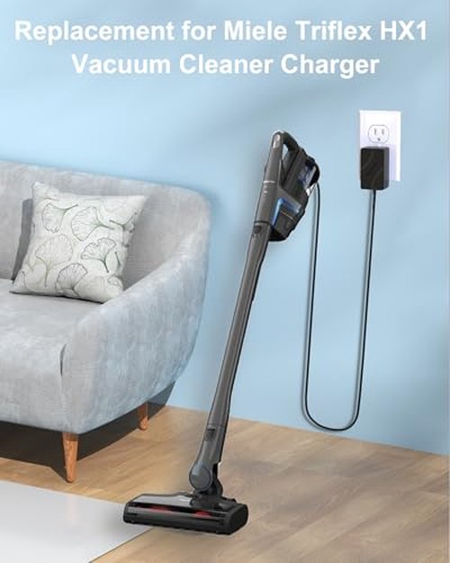 Charger Compatible with Miele Triflex Vacuum, Power Cord Compatible with Miele Triflex HX1 Pro HX1 11423870 11423880 11423920 11423660 11423900 11423650 Stick Vacuum