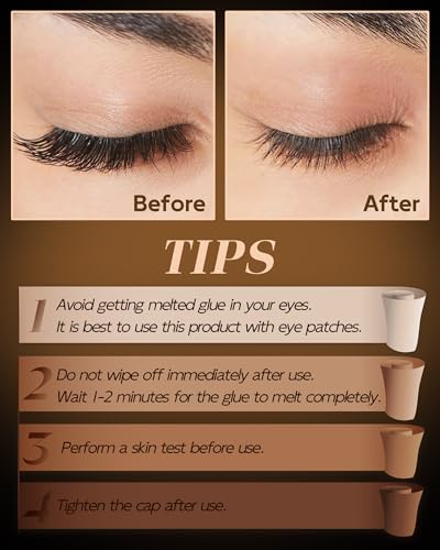 EMEDA Cluster Lash Glue Remover - 5ml Gentle Eyelash Extension Remover
