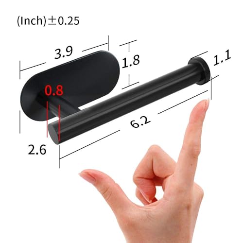 Stainless Steel Adhesive Toilet Paper Holder for Small Spaces