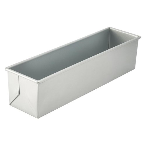 Pullman Pan, 2 Lb Capacity, 16"x4"x4", Glazed, Aluminized Steel