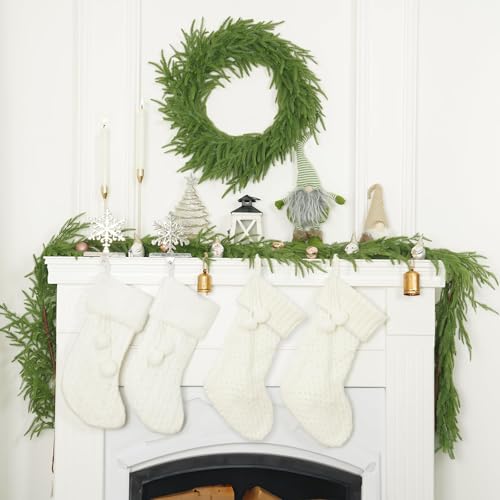 6FT Real Touch Artificial Christmas Garland for Indoor Outdoor Decor - Norfolk Pine
