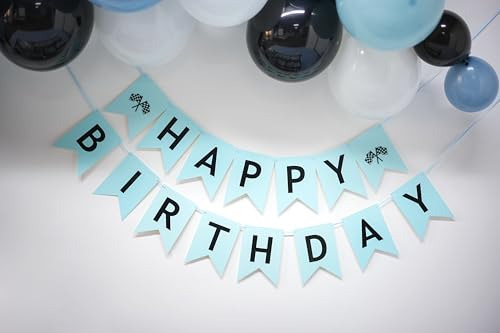 Race Car Birthday Banner - Pre-Strung Checkered Flag Decor