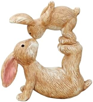 Skiennix Rabbit-Shaped Statues - Charming Easter Ornaments | Perfect Anniversary & Valentine's Day Gifts