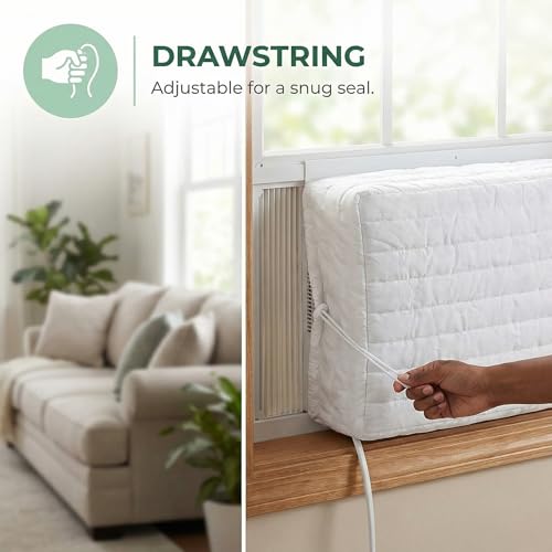 Little World Indoor Air Conditioner Cover - 17" x 13" x 3.5" Window AC Guard
