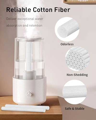 Pawfly 40 Pcs Mini Humidifier Filter Replacement Sticks