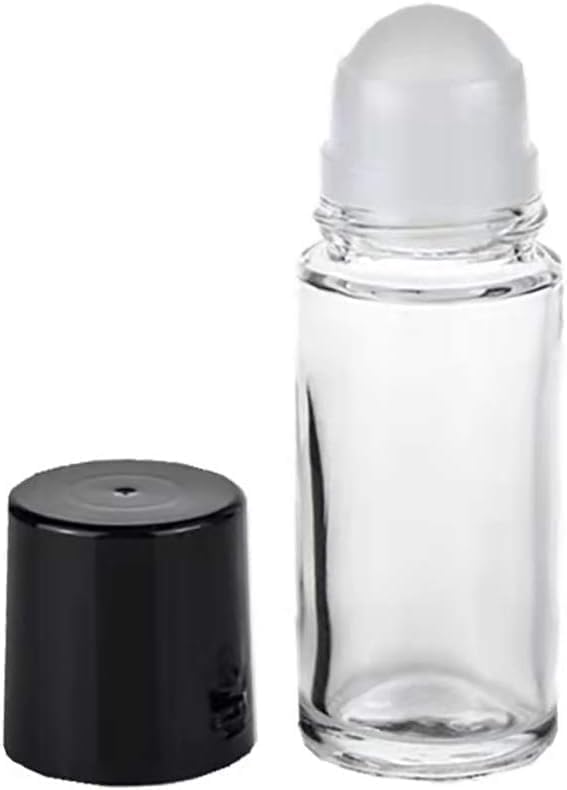 30ml Brown Glass Essential Oil Roller Bottles 2 Pcs Refillable