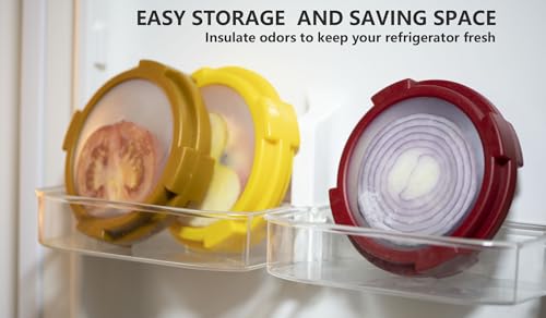Ortarco 4-Piece Onion & Avocado Food Saver Set - BPA-Free Fresh Keepers