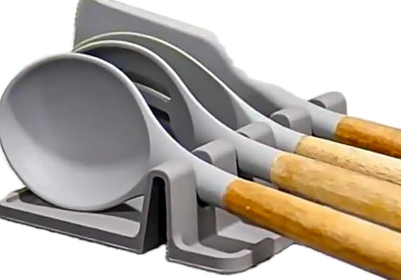 Silicone Utensil Rest Pad - Heat-Resistant Kitchen Tool Organizer