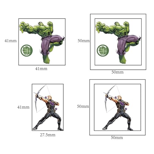 Avengers Temporary Tattoos for Kids 20 Sheets Waterproof Party Favors
