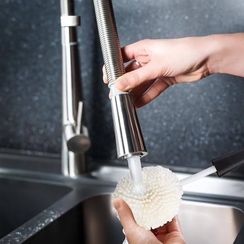 HIC Kitchen Glass Washing Brush - Soft Foam, Non-Scratch Tips