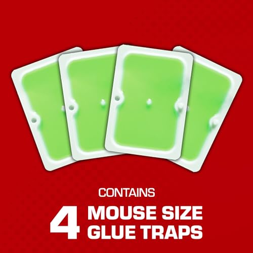 Tomcat Super Hold Mouse Glue Traps, Ready-to-Use Pest Control (48 Pack)