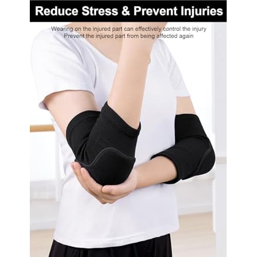 A Pair Elbow Pads Volleyball Arm Sleeves, Tandem Elbow Pads Volleyball Arm Pads Elbow Protector Tennis Basketball