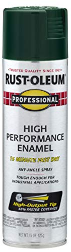 Rust-Oleum Professional Hunter Green Spray Paint - 15 oz, Gloss Finish, Rust Protective Coating