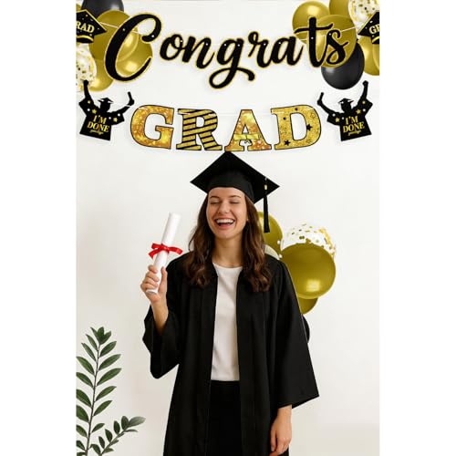 CIEHER Birthday Decoration Set - Banner, Balloons, Cake Topper