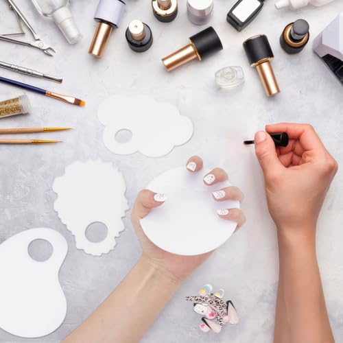 Acrylic Nail Display Boards - 4 Pcs Nail Art Props for Technicians
