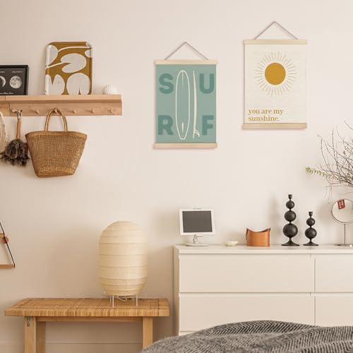 KAOWT Beach Surf Wall Art Set of 2 - Coastal Decor 12x16