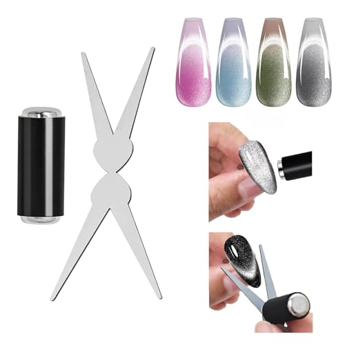WEILUSI French Cat Eye Magnet Set with Y-Shaped Iron & Cylinder Wand