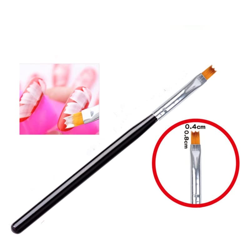 8-Piece Nail Art Brush Set - Acrylic Painting & UV Gel Manicure Tools