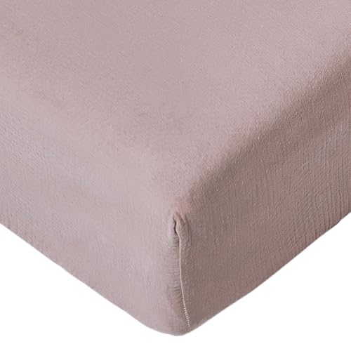 Muslin Crib Sheet for Standard Mattress - Soft & Breathable