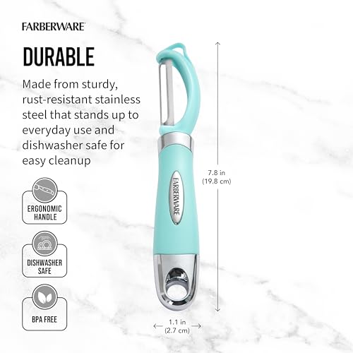 Farberware Pro2 Euro Vegetable Peeler with Stainless Steel Blade