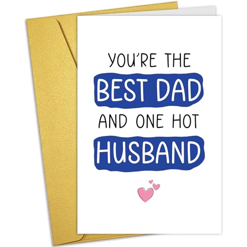 Funny Husband Birthday & Father's Day Card - Blank Inside