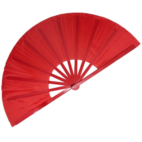 Large Folding Hand Rave Fan 13 Inch Clacking Fan for Music Festivals