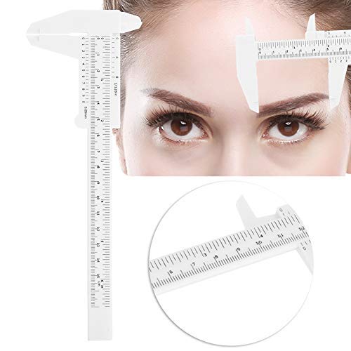 Salmue Adjustable Eyebrow Tattoo Ruler Golden Ratio Microblading Caliper