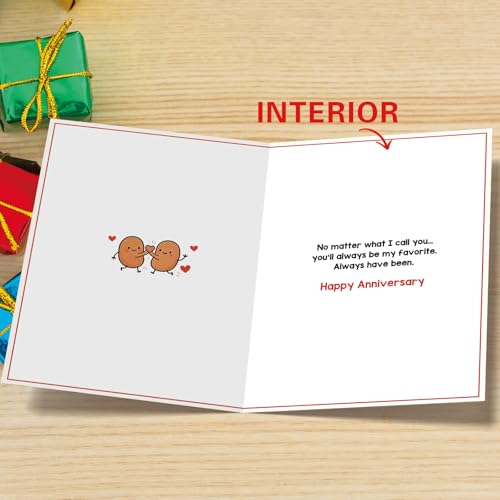 Asmallgf Anniversary Card 301 - Cute and Funny Gift for Couples