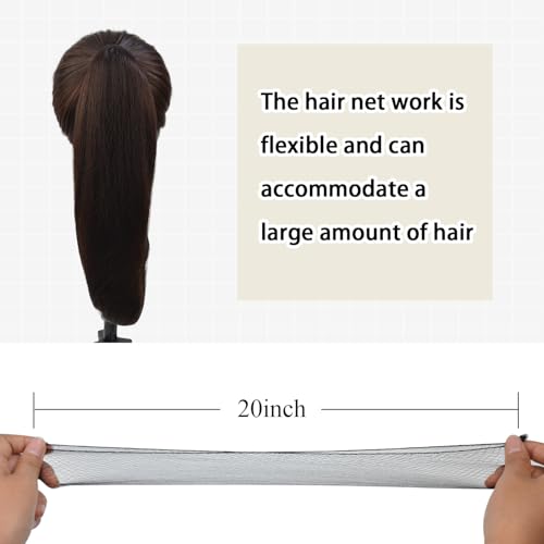 Mesh Hair Nets for Buns and U-Shaped Hair Pins Set for Ballet and Dance