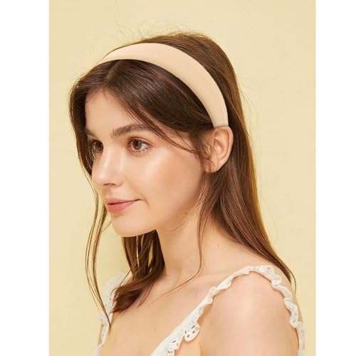 TODDER 3-Piece Padded Headbands for Women Wide Non-Slip Hair Bands