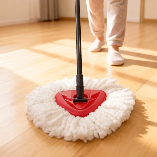 4 Pack Microfiber Mop Head Replacements for O-Cedar EasyWring Systems