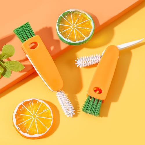 3-in-1 Cleaning Brush Set for Mugs, Bottles, and Crevices