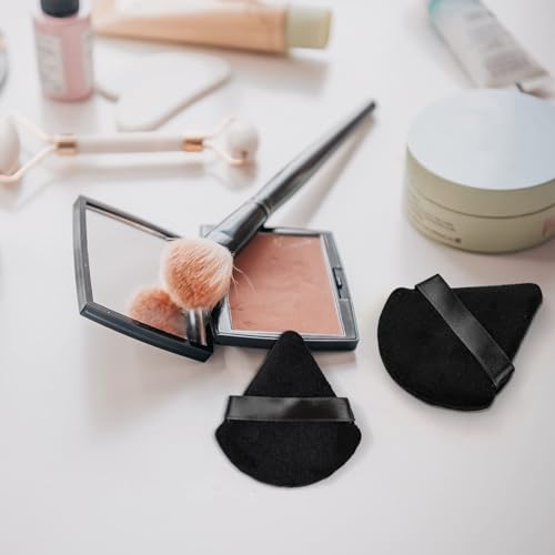 Flytianmy 9-Piece Triangle Makeup Powder Puffs for Face and Body