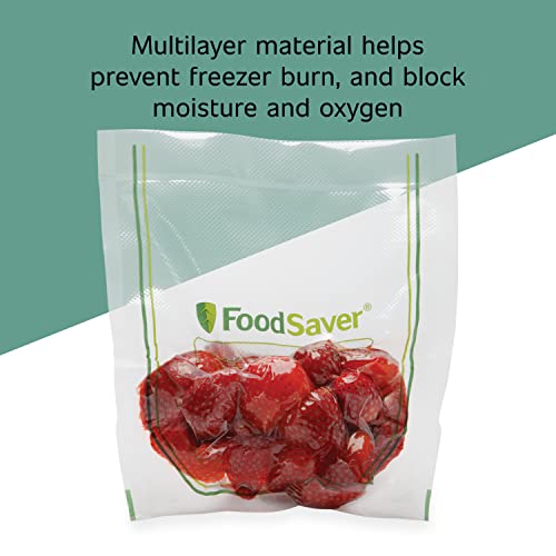 FoodSaver 1-Gallon Vacuum Sealer Bags - Reusable, Commercial Grade, 10 Count