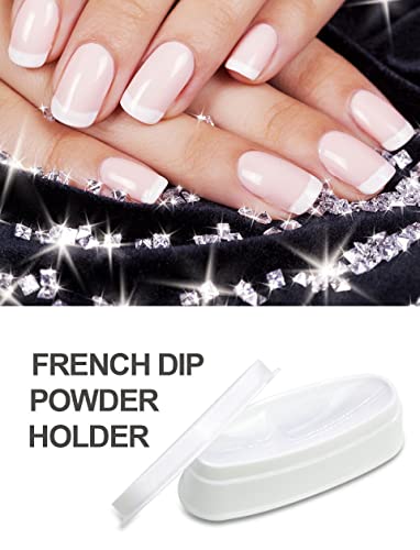 Armear Nail Dipping Powder Tray French Manicure Mold Tool