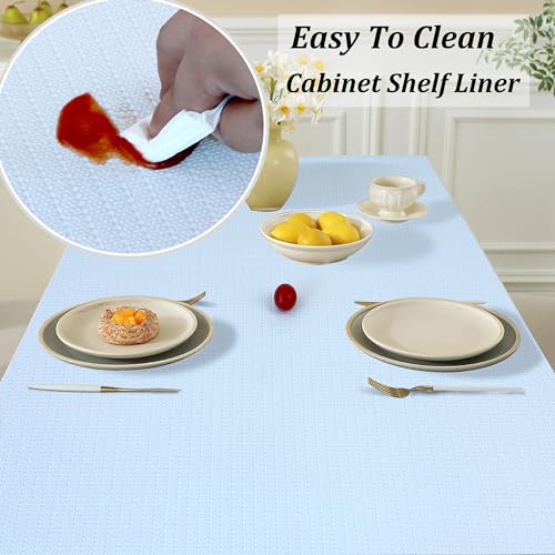 Waterproof Non-Slip Cabinet Liners 12" x 20' - Food Grade & Washable