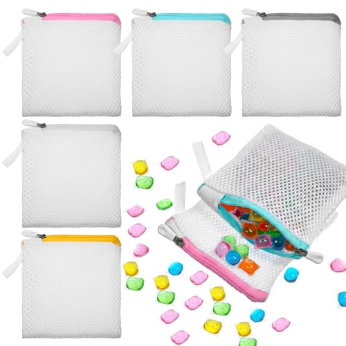 Bruislard 5-Piece Small Mesh Laundry Bags for Delicates with Zipper