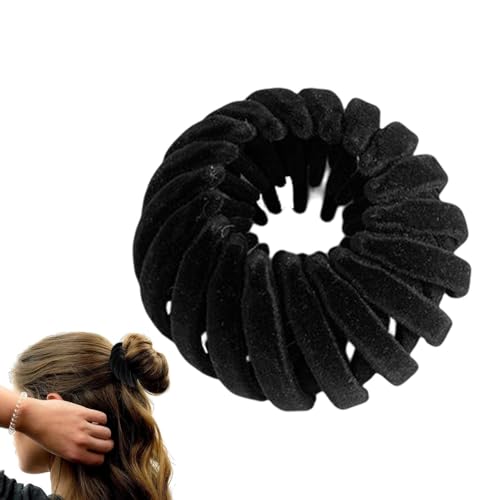 Zenarao Bird Nest Magic Hair Clip Expandable Ponytail Holder Bun Maker