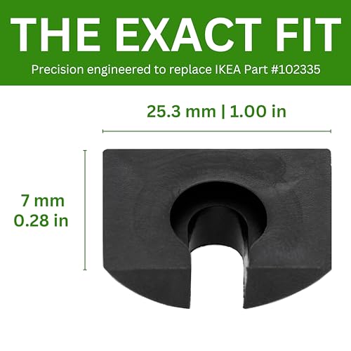 Crescent Nut Replacement for IKEA HEMNES Bed Frame - Pack of 4