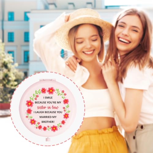 Sister-in-Law Travel Compact Makeup Mirror Birthday Gift