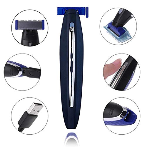 INVODA USB Shaver Charger Cable for Men's Solo Body Trimmer with Brush