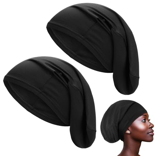 Twistover Jumbo Dreadlock Cap & Hair Wrap for Locs 2-Pack 12 Inch