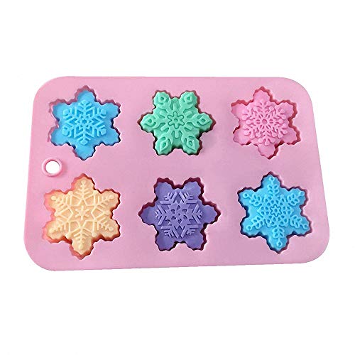 Christmas Snowflake Silicone Mold Tray for DIY Baking Chocolate Candies