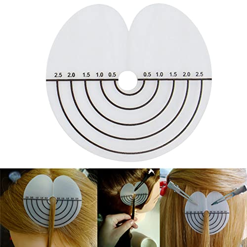 AEGYPIUS 25-Piece Hair Extension Heat Shield Guards, Round Spacer Templates