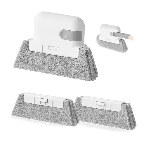 Koishu 3-in-1 Window Cleaning Brush Kit for Small Spaces