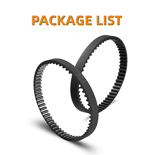 Replacement Belts for Eureka FloorRover Vacuum Models NEU560, NEU562, NEU566 - Pack of 2