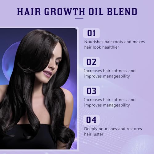 Teqnizo Hair Growth Oil Blend and Deep Conditioning Hair Mask for Dry Damaged Hair
