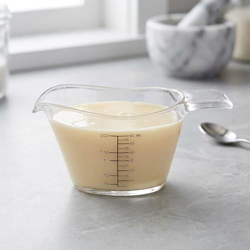 4-Pack Plastic Liquid Measuring Cups with Multi-Scale Markings
