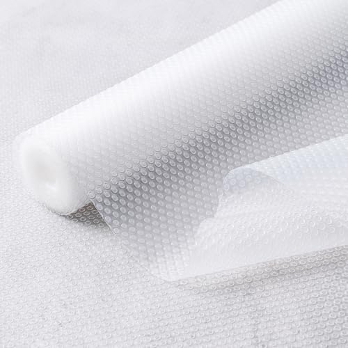 Amrules EVA Drawer Shelf Liner, Non-Slip Kitchen Cabinet Mat, 12" x 240"