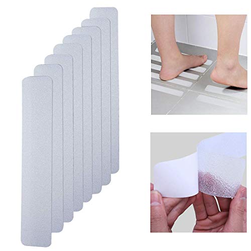 Anti-Slip Tape - Waterproof Non-Skid Stickers for Bathtubs & Showers, 8 Pack